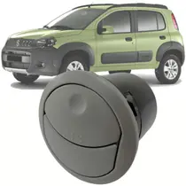 Difusor Saida de Ar Central Fiat Uno Vivace Way Celebration Attractive Sporting Fiorino 2013 2014 2015 Preto