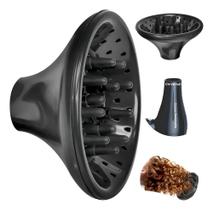 Difusor Simples Preto Para Secador De Cabelo - Santa Clara