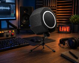 Difusor/Tratamento Acústico/Smart Vocal Booth c/Pop Filter p/ Microfone Condensador Behringer,Rode Difusor/Tratamento Acústico/Smart Vocal Booth c/Pop Filter p/ Microfone Condensador Behringer,Rode