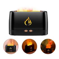 Difusor Ultrassonico Umidifcador Flame Aromaterapia Fogo