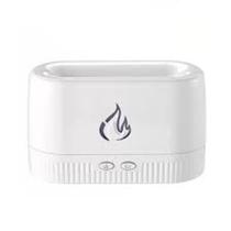 Difusor Umidificador Aromatizador Ar Óleo Essencial Chamas Cor branco 110v/220v