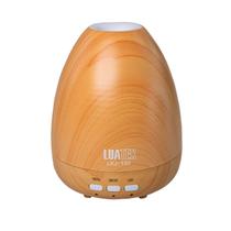 Difusor Umidificador c/ Iluminação LED Colorida Timer 2h p/ Aromaterapia Óleos Essenciais Calmante Ambiente