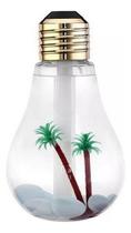 Difusor Umidificador De Ar Ambiente Lâmpada Led Usb 400 Ml