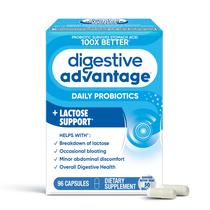 Digestive Advantage, Probióticos Lactase, Saúde Digestiva e Imunológica, 96 cápsulas