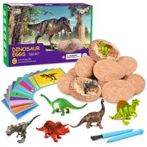 Digging Toy Toyk Desenterre ovos fósseis de dinossauro com 12 dinossauros