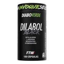 Dilabol Black Vasodilatador Pote 120 Cáps Diabo Verde