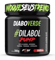 Dilabol Pump Pré Treino Diabo Verde FTW Frutas vermelhas 300g