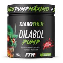 Dilabol Pump Pré Treino Pote 300g Ftw Diabo Verde Maça Verde Dilabol Pump Pré Treino Pote 300g Ftw Diabo Verde Maça Verde