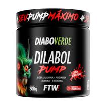 Dilabol Pump Pré Treino Pote 300g Ftw Diabo Verde Dilabol Pump Pré Treino Pote 300g Ftw Diabo Verde