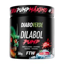 Dilabol Pump Pré Treino Pote 300g Ftw Diabo Verde