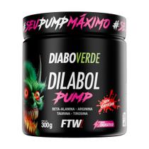 Dilabol Pump Pré Treino Pote 300g Ftw Diabo Verde