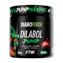 Dilabol Pump Pré Treino Pote 300g Ftw Diabo Verde