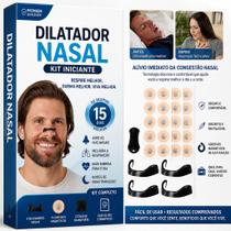 Dilatador Nasal Magnético Antirronco Kit 15 Dias Respiração Livre Dilatador Nasal Magnético Antirronco Kit 15 Dias Respiração Livre