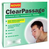 Dilatador nasal pequeno c/09 clearpassage - Clear Passagem