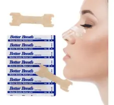 DILATADOR NASAL RESPIRE MELHOR PELE SECA/SENSÍVEL, 10 tiras, Respire Melhor, Bege