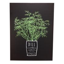 Dill herb / endro quadro em lona