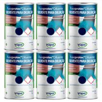 Diluente Fc Remove Pichações Antipichação E Limpeza 1l Kit 6