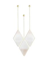 Dima kit com 3 Espelhos Losango Dourado Umbra Dima kit com 3 Espelhos Losango Dourado Umbra