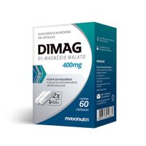 Dimag Di-Magnésio Malato 400mg (60 caps) - Padrão: Único - MaxiNutri