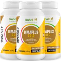 Dimaplus Gold 3 Frascos - Colágeno Tipo2 UC II + K2 + D3 + Magnésio Dimaplus Gold 3 Frascos - Colágeno Tipo2 UC II + K2 + D3 + Magnésio