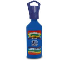 DIMENSIONAL RELEVO 3D BRILLIANT 35ML ACRILEX 501 Azul Turquesa