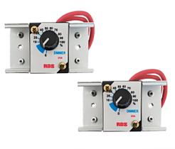 Dimer 25a 4000w Kit 2 Peças Controlador Potência Voltagem Dimmer Regulador