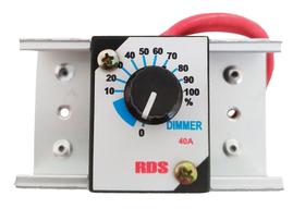 Dimer 40a 6000w Controle Voltagem e Regulador Tensão 110/220v bivolt potência dimmer - RDSC