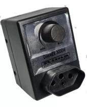 Dimmer com off 3000w bivolt com tomada rima Dimmer com off 3000w bivolt com tomada rima