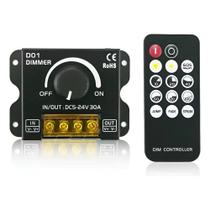 Dimmer Controlador Para Fita Led Dc5-24v 30a / Com Controle Dimmer Controlador Para Fita Led Dc5-24v 30a / Com Controle