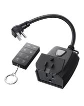Dimmer DEWENWILS Outdoor para luzes de corda 200W LED 400W Tungstênio Dimmer DEWENWILS Outdoor para luzes de corda 200W LED 400W Tungstênio