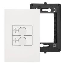 Dimmer Duplo para Lâmpada Led Pial Legrand Com Suporte Espelho 4x2