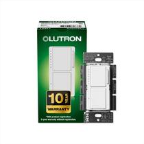 Dimmer e interruptor Lutron Maestro LED+ Dual Branco Dimmer e interruptor Lutron Maestro LED+ Dual Branco