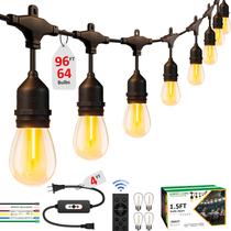 Dimmer impermeável LED EIKOSON 29m 64 LED para luzes de corda externas