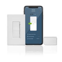 Dimmer inteligente Leviton Decora não neutro com kit de ponte Wi-Fi Dimmer inteligente Leviton Decora não neutro com kit de ponte Wi-Fi
