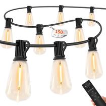 Dimmer LED impermeável YOYONACY 46m para luzes de corda externas
