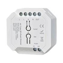 Dimmer LED Sem Fio De 4 Zonas 110V 220V 230V Interruptor De Pressão Controle Remoto RF Para Lâmpada