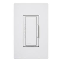 Dimmer Lutron Maestro In-Wall Digital 600W de polo único branco