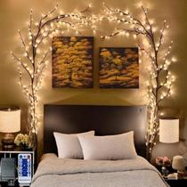 Dimmer remoto LED Artificial Willow Vine LKGOOD de 7,5 pés 144 Dimmer remoto LED Artificial Willow Vine LKGOOD de 7,5 pés 144