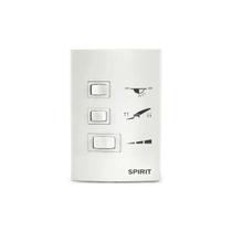 Dimmer Spirit 4x2 127V 3 Velocidades 1 Lampada Com Capacitor