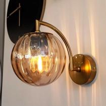 Dinamica Arandela Dcb02143 1lamp E27 Dr Vidro Champagne Dinamica Arandela Dcb02143 1lamp E27 Dr Vidro Champagne