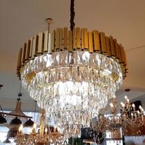 Dinamica Pendente Dcd00459 P/15 Lamp E14 Dourado Dinamica Pendente Dcd00459 P/15 Lamp E14 Dourado