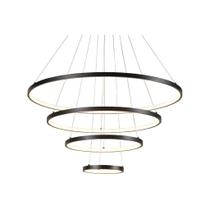 Dinamica Pendente Dcd03012 4 Aneis 125w 3000k Preto Dinamica Pendente Dcd03012 4 Aneis 125w 3000k Preto