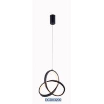 Dinamica Pendente Dcd03200 20w 3000k Preto Qd05307 Dinamica Pendente Dcd03200 20w 3000k Preto Qd05307