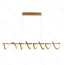 Dinamica Pendente Qd05368 120cm 103w 3000k Dourado Dinamica Pendente Qd05368 120cm 103w 3000k Dourado
