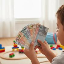 Dinheirinho De Brinquedo Pacote Com 66 - TOYS