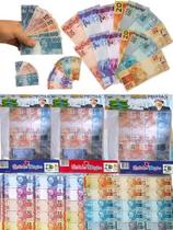 Dinheiro De Brinquedo Dinheirinho De Mentira 100 Notas Dinheiro De Brinquedo Dinheirinho De Mentira 100 Notas