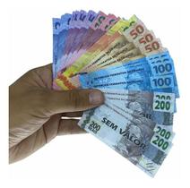 Dinheiro Falso Brinquedo 36 Notas - Nc Brinquedos