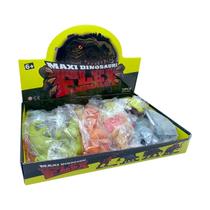 DINO AREIA - dinossauro com squish de areia - display com 12 DINO AREIA - dinossauro com squish de areia - display com 12