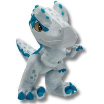 Dino Baby Blue Cinza brinquedo de borracha jurássico Boneco velociraptor dia crianças