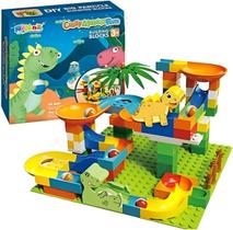 Dino - blocos e corrida de bolinha - 130 peças